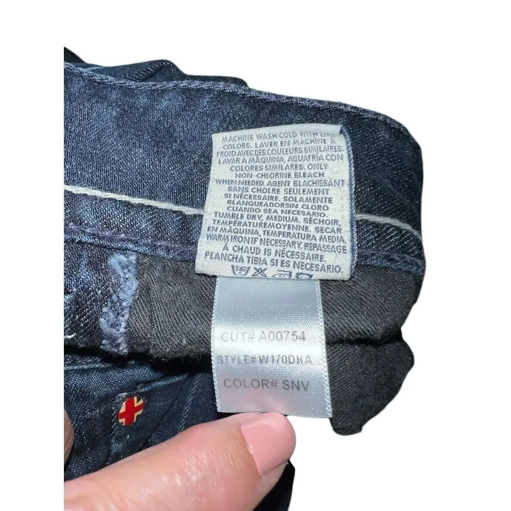 Hudson Signature Boot Cut Low Rise Jeans  W170DHA Size 28”x30” Flap Pockets - Picture 8 of 10